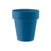 Vaso tondo Porto Colour in plastica colorati da esterno e giardino per fiori e piante