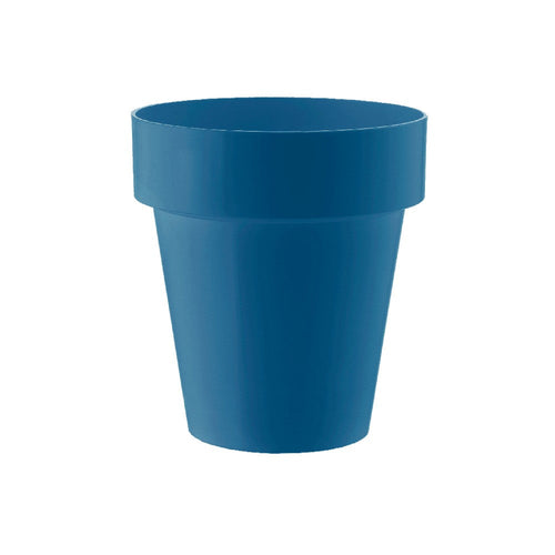 Vaso tondo Porto Colour in plastica colorati da esterno e giardino per fiori e piante
