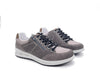 GRISPORT ACTIVE Sneakers uomo con laccio e zip nabuk grigio 43069V32