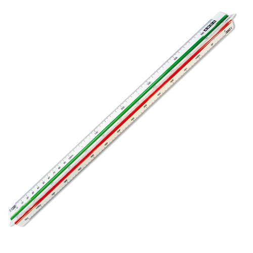 Scalimetro Isoteck Arda 30Cm Per Edilizia (Scale 1:100-200-250-300-400-500
