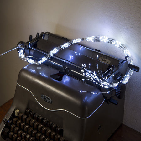 Ciuffo luminoso catena microled e Flash decorazione natalizie per esterno ed interno