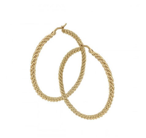 Boccadamo - Orecchini creole torchon large color oro