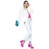 Relish pantalone vita alta bianco Cisarina