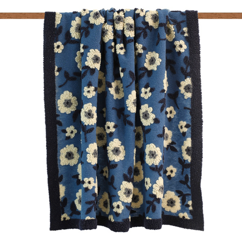 Plaid in lana cotta Lucrezia Flowers