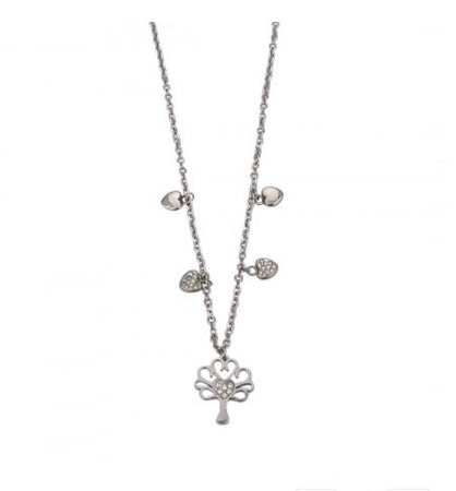 Boccadamo - Collana con albero della vita e strass