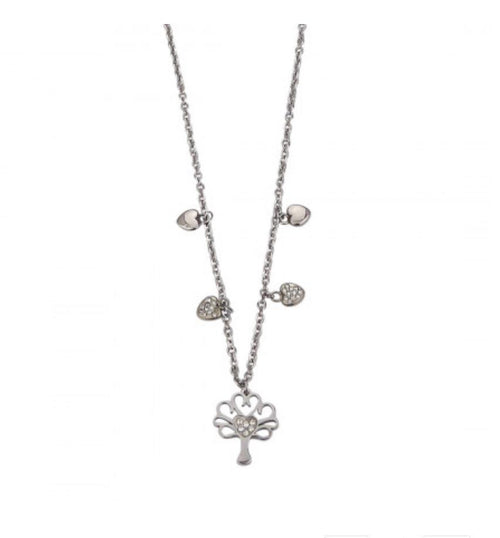 Boccadamo - Collana con albero della vita e strass