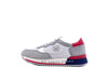 XTI Sneaker uomo in tessuto e pelle Grigio