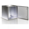 Armadio Rack 19'' a muro 13U grigio IP65 porta cieca prof. 400 mm