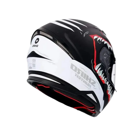 Shiro - Casco integrale Hunter Shark nero matt XL