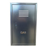 Cassetta gas H 75 x L 60 x P 30cm cassonetto contenitore zincato per contatore - schienale incluso
