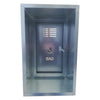 Cassetta gas H 75 x L 60 x P 30cm cassonetto contenitore zincato per contatore - schienale incluso