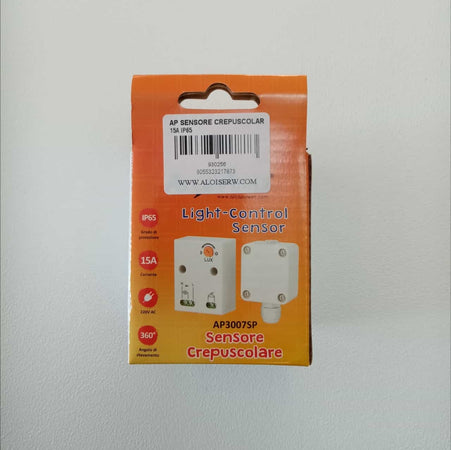 Alca Power sensore crepuscolare 15A IP65 con angolo di rilevamento di 360°
