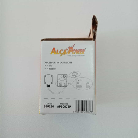 Alca Power sensore crepuscolare 15A IP65 con angolo di rilevamento di 360°