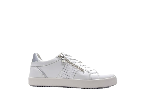 GEOX Sneaker Donna Blomie White Silver