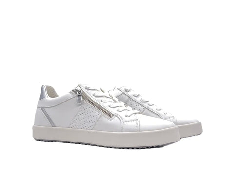 GEOX Sneaker Donna Blomie White Silver