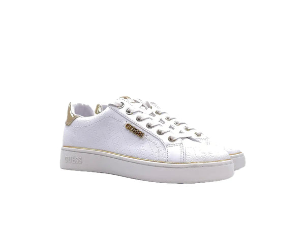 GUESS Sneaker Donna Bianco Gold