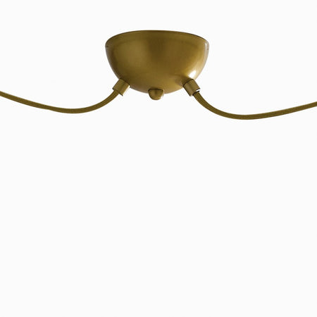 Lampada a 2 sospensioni 60W 2xE27 oro GLAM
