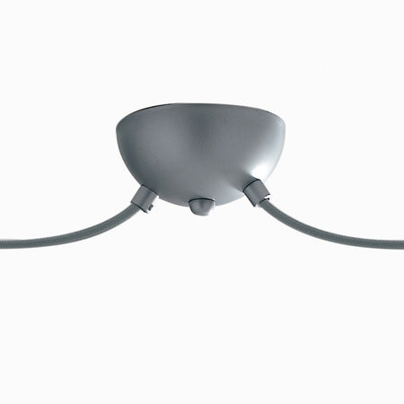 Lampada a 2 sospensioni 60W 2xE27 argento GLAM