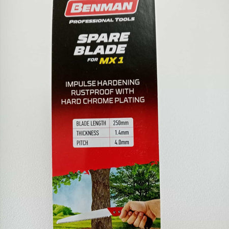 BenMan lama di ricambio dritta da 250mm per svettatoio segaccio modello MX1-250