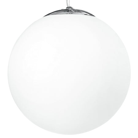 Lampada a sospensione 60W E27 diametro 35cm bianca TOWN