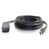 C2G 89943 cavo USB USB 3.2 Gen 1 [3.1 Gen 1] 5 m USB A Nero (C2G 5m USB 3.0 USB-A Male to USB-A Fem)
