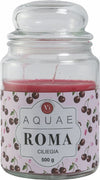 Candela in cera giara in vetro Ciliegia 500gr Aquae Roma