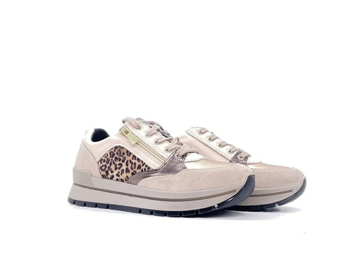 IGI & CO.. Sneakers donna Scamosciato Animalier Visone