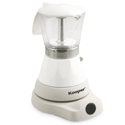 Caffettiera elettrica 4 Tazze colore Bianco