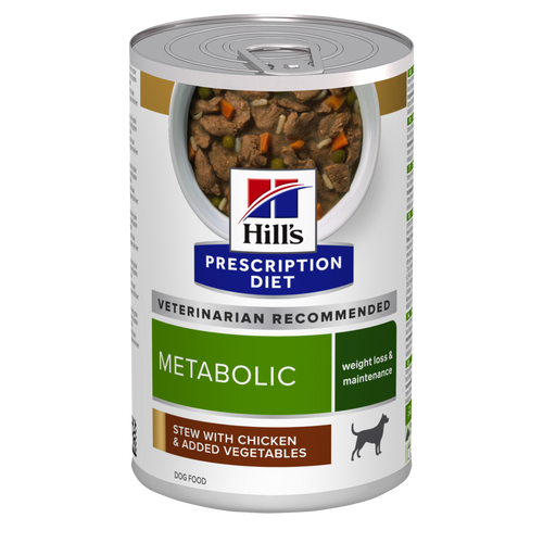 Hill's Prescription Diet Metabolic umido Cani Adulti pollo e verdure 354 gr