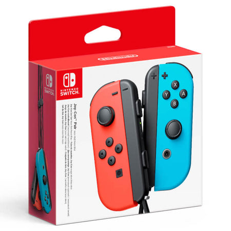 Nintendo Joy-Con Blu, Rosso Bluetooth Gamepad Analogico/Digitale Nintendo Switch (JOY-CON PAIR NEON RED/BLUE)