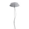 Lampada a sospensione 25W E27 diametro 30cm cromo GILDA