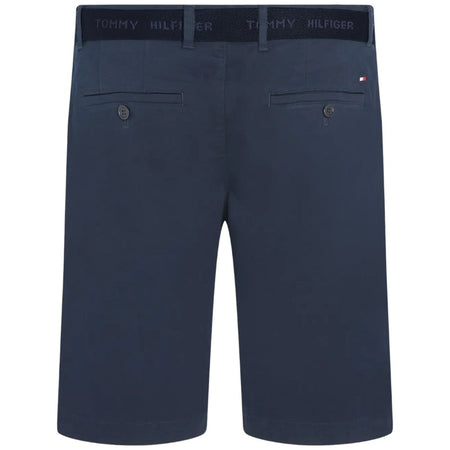 Tommy Hilfiger bermuda in twill blu con cintura MW0MW24874DW5 Bermuda Tommy Hilfiger