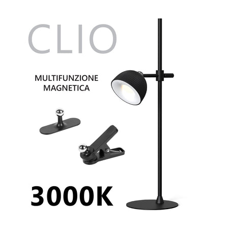 Alca Power Clio lampada da tavolo ricaricabile da 2,5W 180lm 3 in 1 portatile