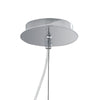 Lampada a sospensione 25W E27 diametro 18cm cromo GILDA