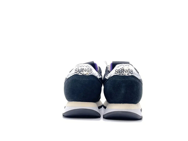 SUN 68 STARGIRL GLITTER LOGO Sneakers donna nere glitter