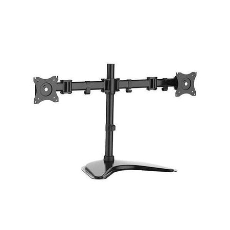 LINK BRACCIO SUPPORTO DA TAVOLO CON BASE PER 2 MONITOR 13-27