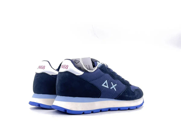 SUN 68 ALLY SOLID NYLON sneakers donna blu e prugna