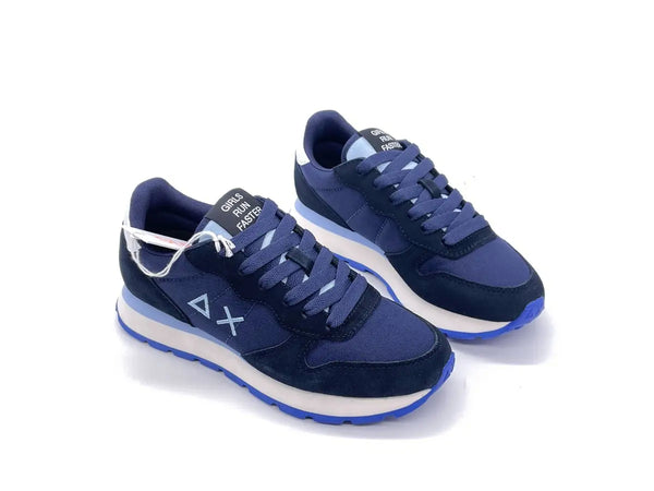 SUN 68 ALLY SOLID NYLON sneakers donna blu e prugna