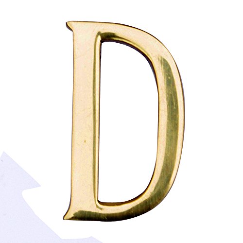 MASIDEF - LETTERA IN OTTONE LUCIDO 5cm D