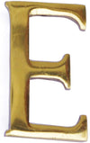 MASIDEF - LETTERA IN OTTONE LUCIDO 5cm E