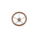 Volante Inox+Legno Mm.35