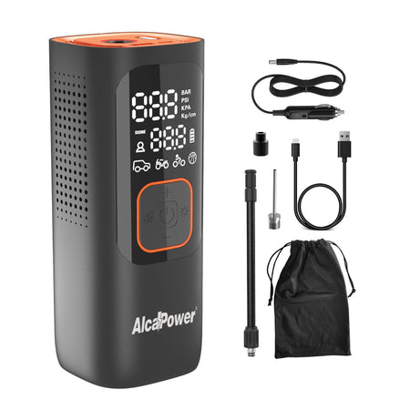 Alca Power Compressore 160 PSI + Power Bank + Torcia