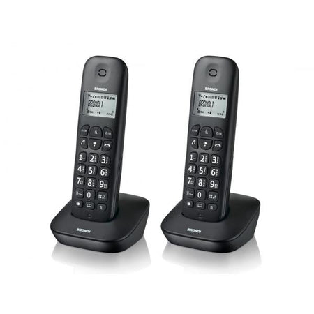 BRONDI GALA TWIN (NERO) - TELEFONO CORDLESS DOPPIO