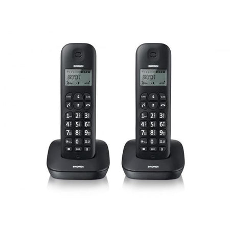 BRONDI GALA TWIN (NERO) - TELEFONO CORDLESS DOPPIO