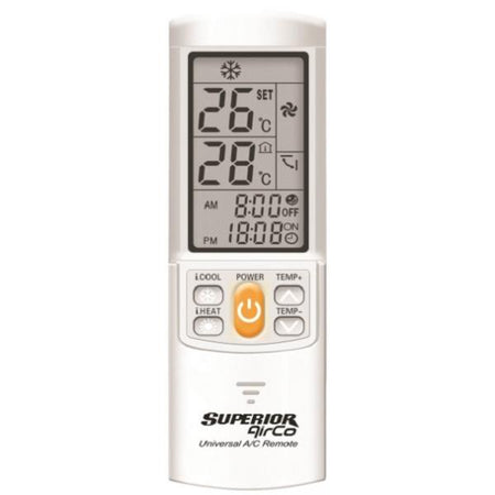 TELECOMANDO UNIVERSALE PER CONDIZIONATORI SUPERIOR AIRCO PLUS SUPCU001