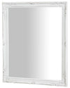 Biscottini Specchio Specchiera da parete e appendere verticale/orizzontale L47xPR4xH57 cm finitura bianco anticato.