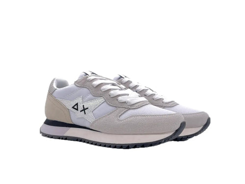 SUN68 STARGIRL GLITTER sneakers donna bianche