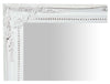 Biscottini Specchio Specchiera da parete e appendere verticale/orizzontale L47xPR4xH57 cm finitura bianco anticato.