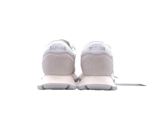 SUN 68 ALLY GLITTER TEXTILE Sneakers donna bianche glitter
