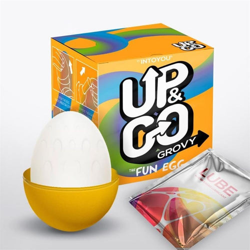 Ovetto masturbatore maschile UP&GO Grovy The Fun Egg
